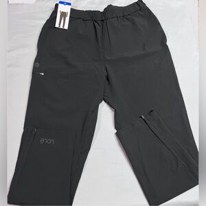 Lole Men's Outdoor Trek Pants Large NWT Zippered Slits